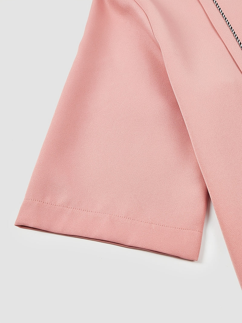 Men'S Casual 2pcs Set | Short Sleeve, Lapel Collar.