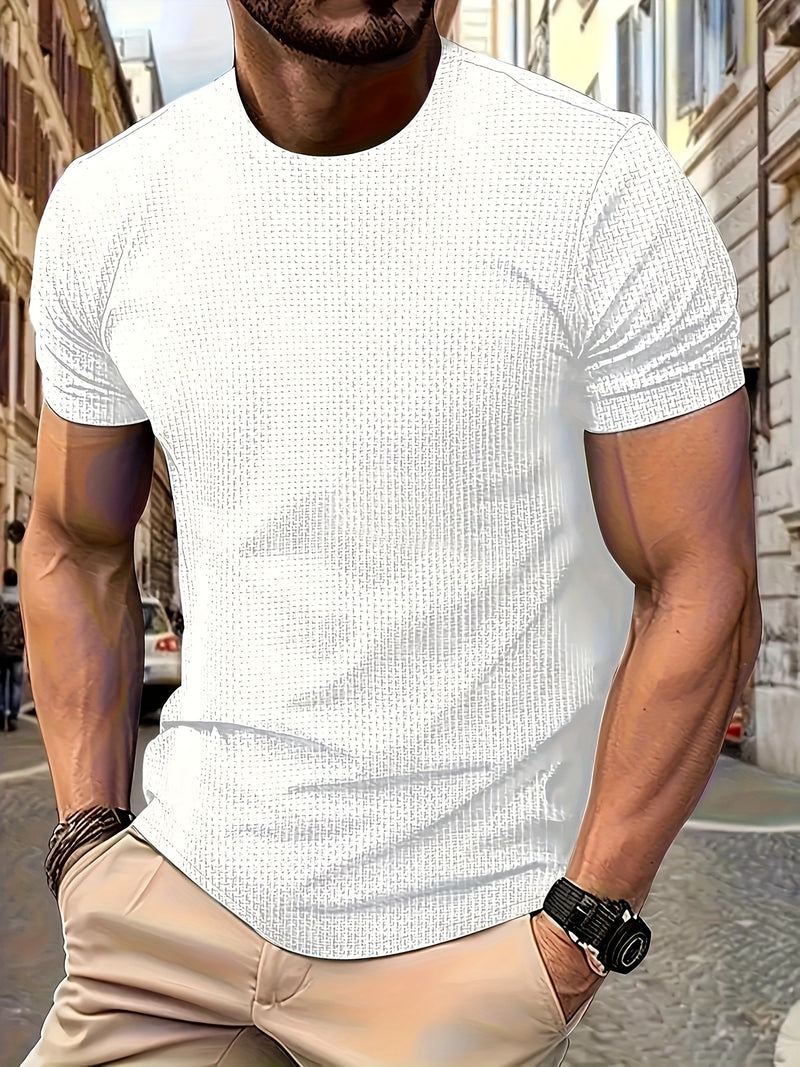 Men's T-Shirt, Cool And Breathable with a Round Neck And Short Sleeves.