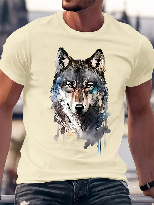 Men's Casual Trendy Street Sports Short-Sleeve T-Shirt, New Summer Style.