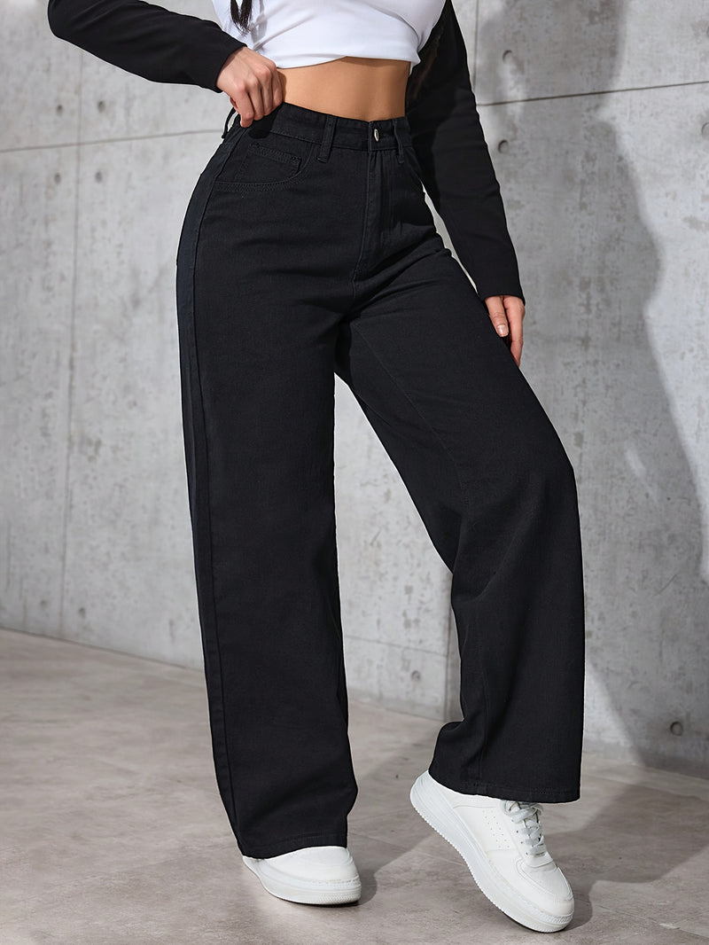 Women’s Trendy High-Waisted Straight-Leg Trends.