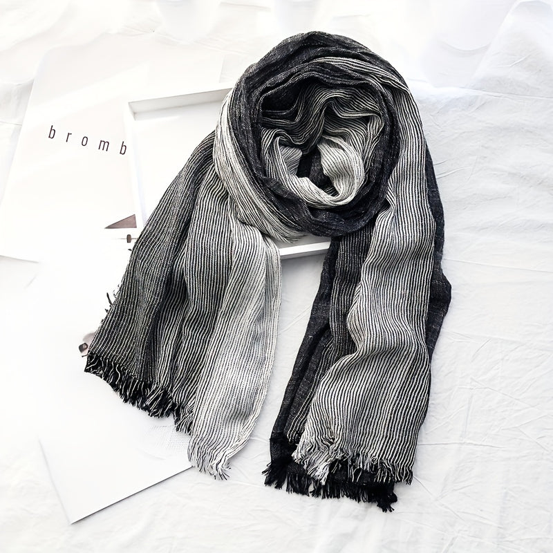 Autumn and Winter Men's Warm Scarf.