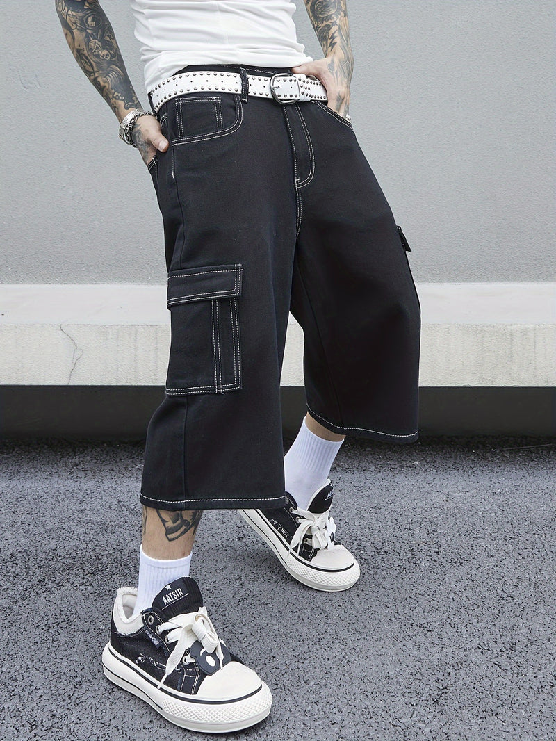 Men's Denim Shorts.