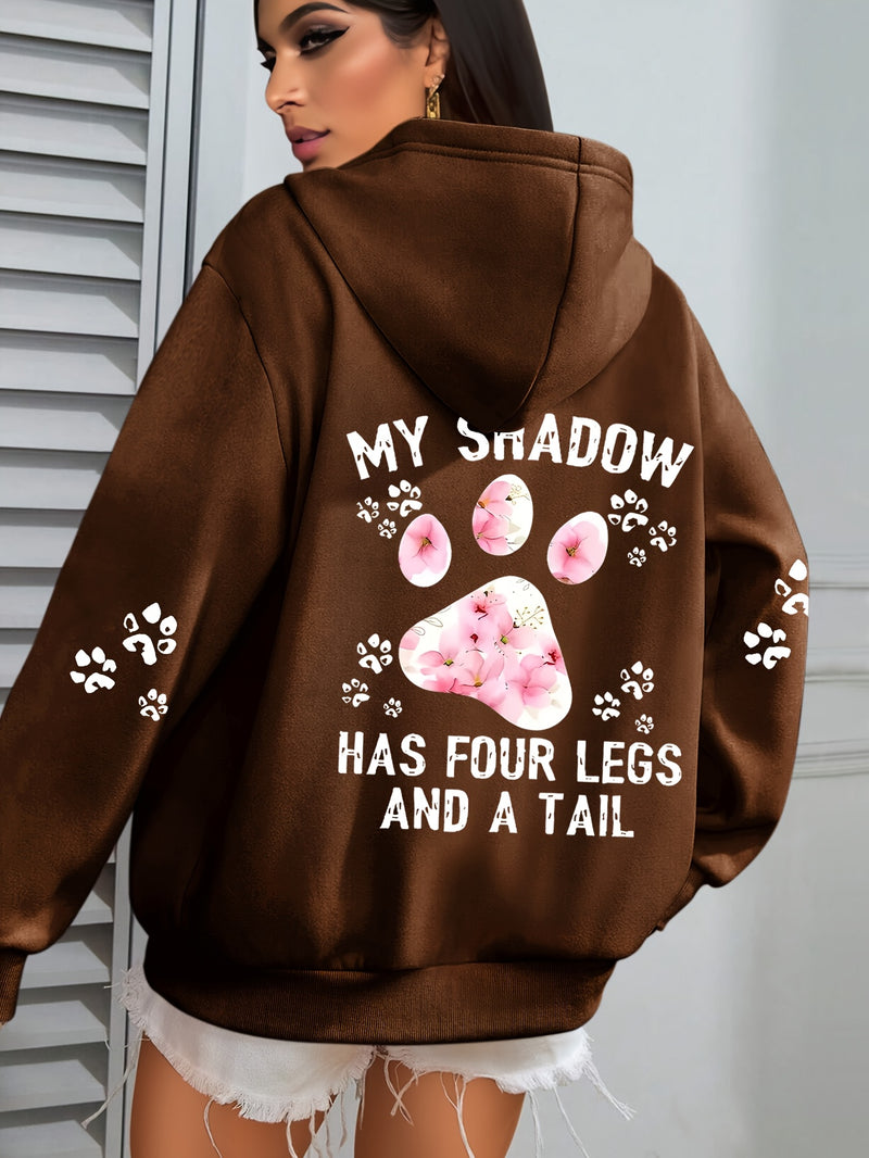 Women’s Plus-Size Hooded Pullover Sweatshirt.