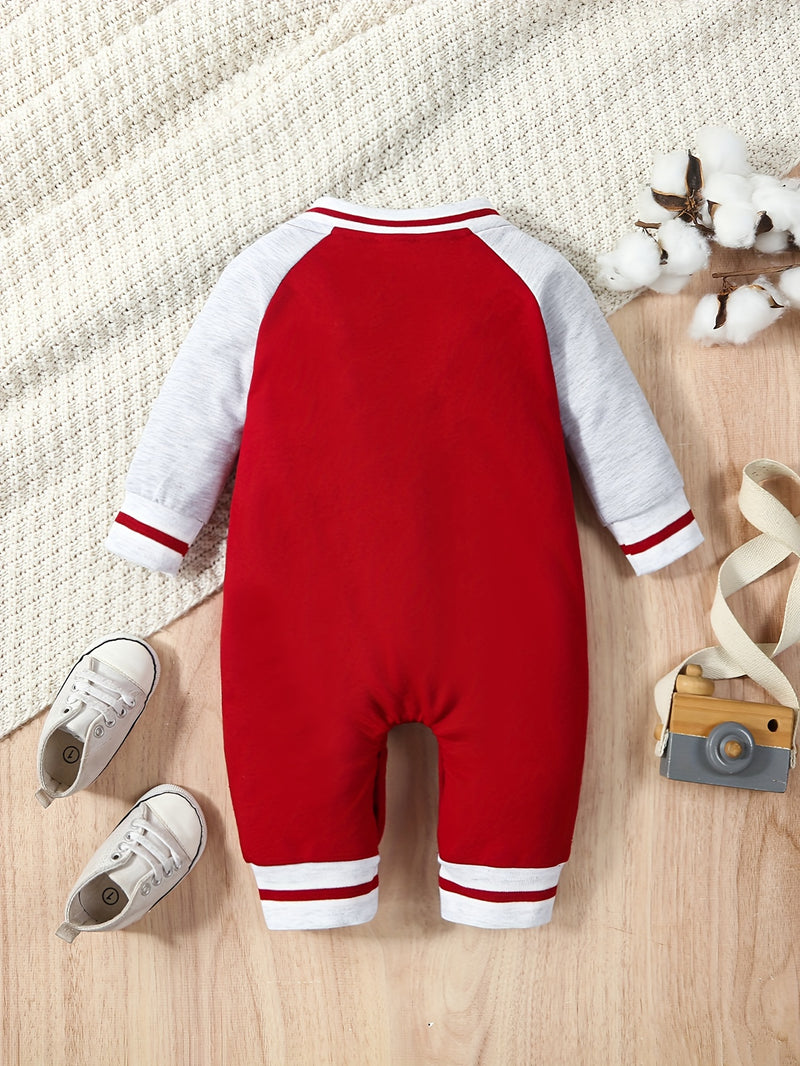 Spring And Autumn Baby Boy BABYBOY  Round Neck.