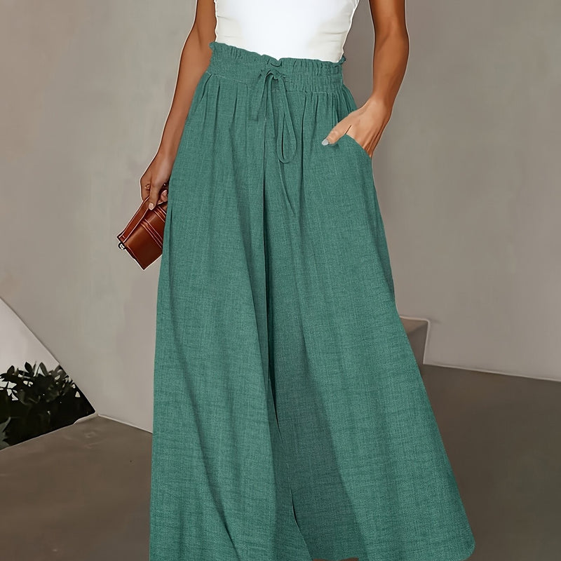 Spring And Autumn Women's Loose Long Pants.