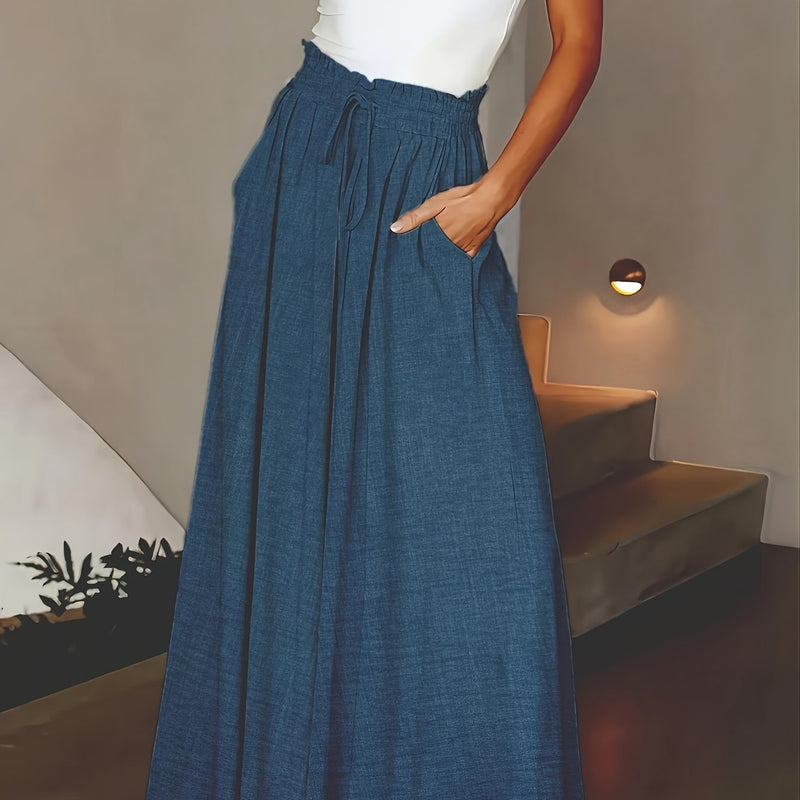 Spring And Autumn Women's Loose Long Pants.