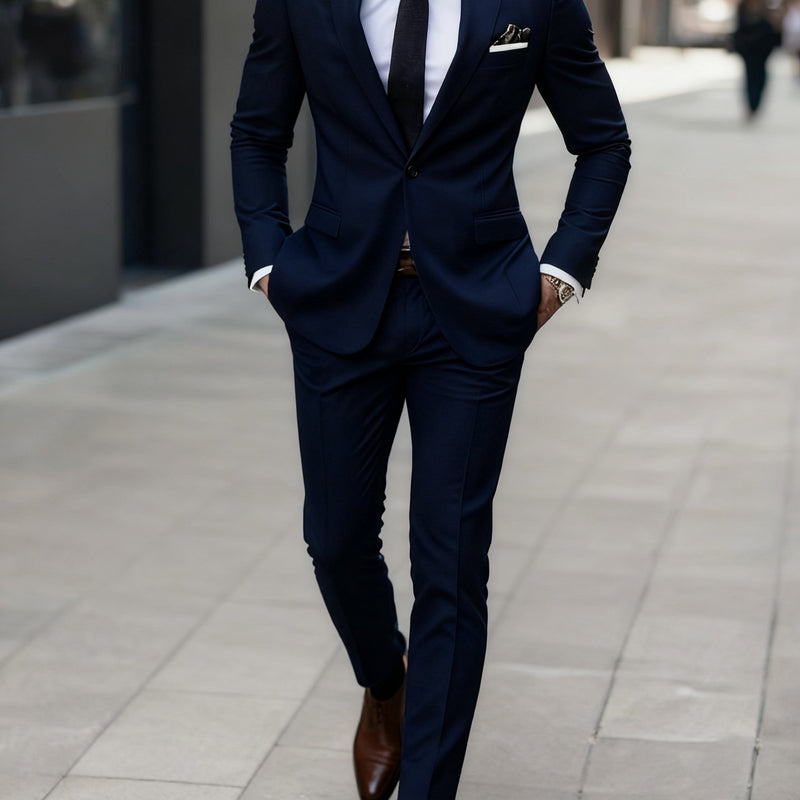 Men's 2pcs Suit, Consisting of a Blazer And Trousers.
