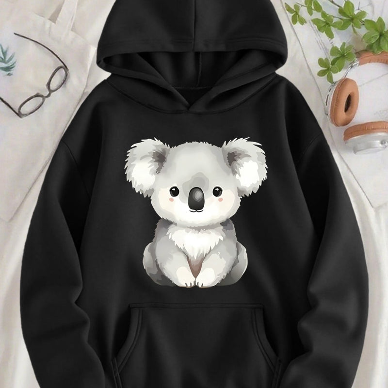 Women's Hooded Pullover with Pocket.