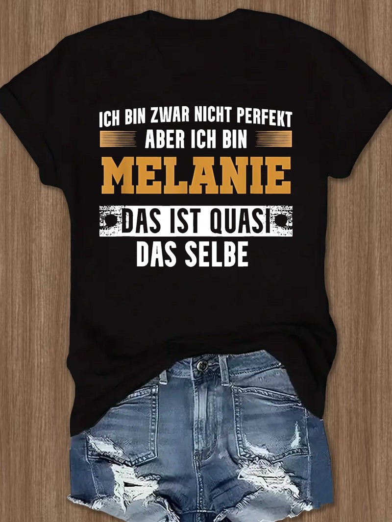 Women's T-Shirt with Short Sleeves.