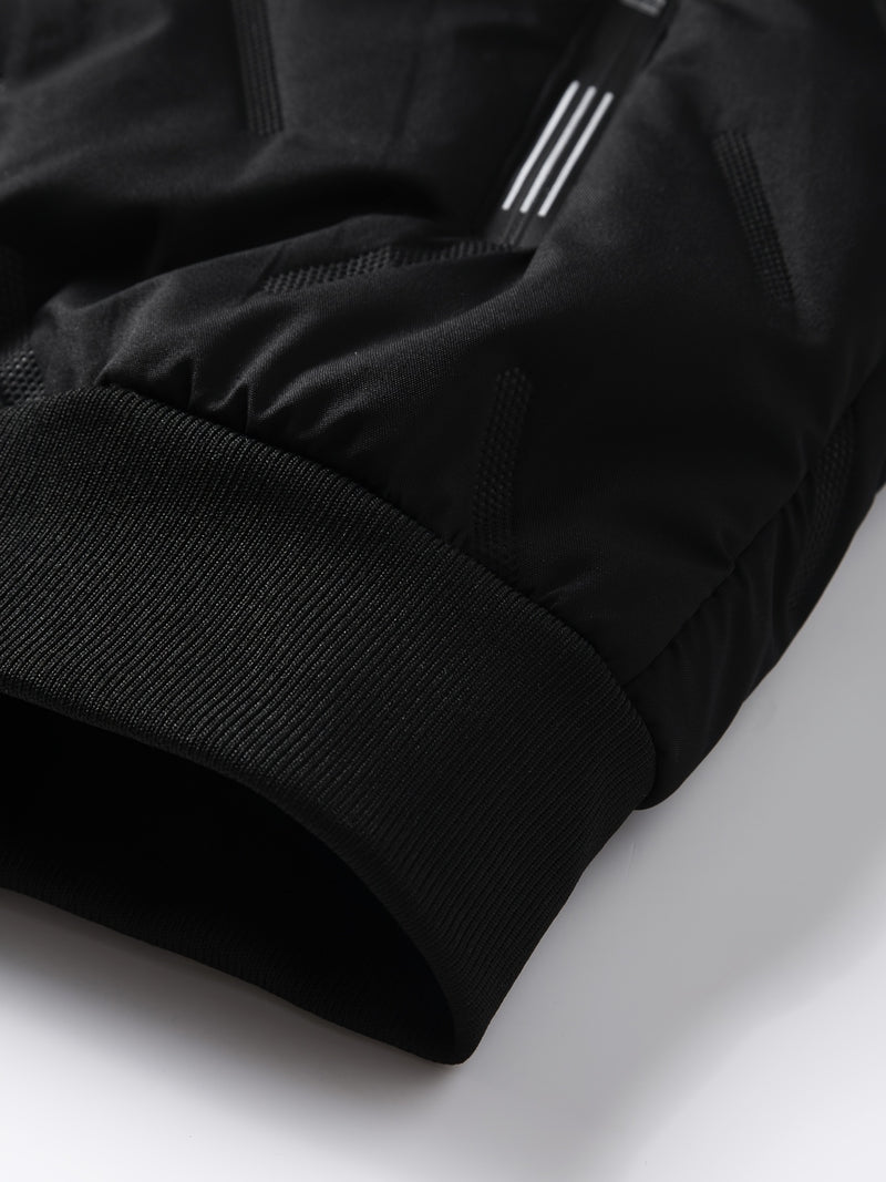 Men'S Winter Fashion Fleece Jacket with Zippered Pockets.