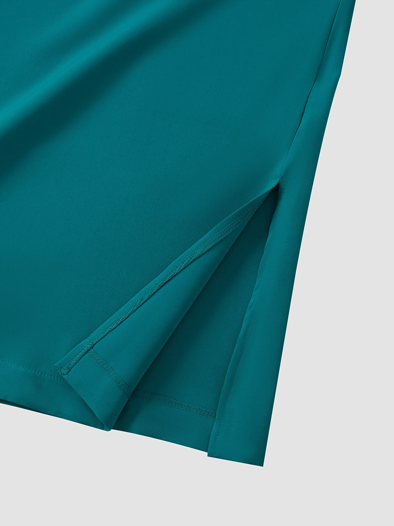 Men's Dashiki Set, Long Sleeve, Stand Collar, Button-Up, Pockets.