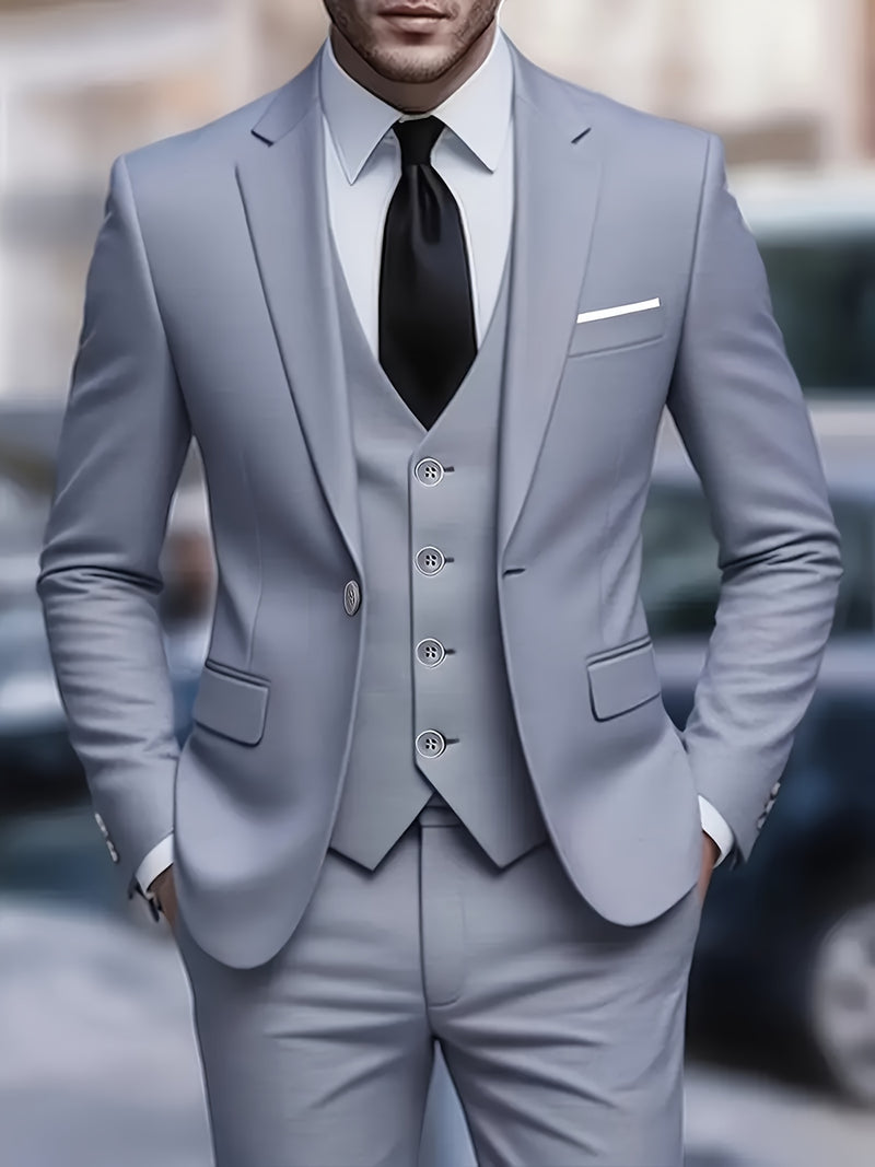 High-End Three-Piece Suit for Men.