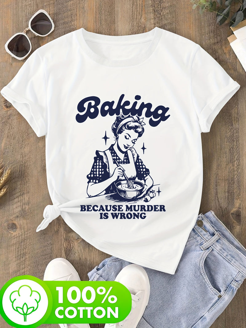 Women's Fashion Pure T-Shirt.