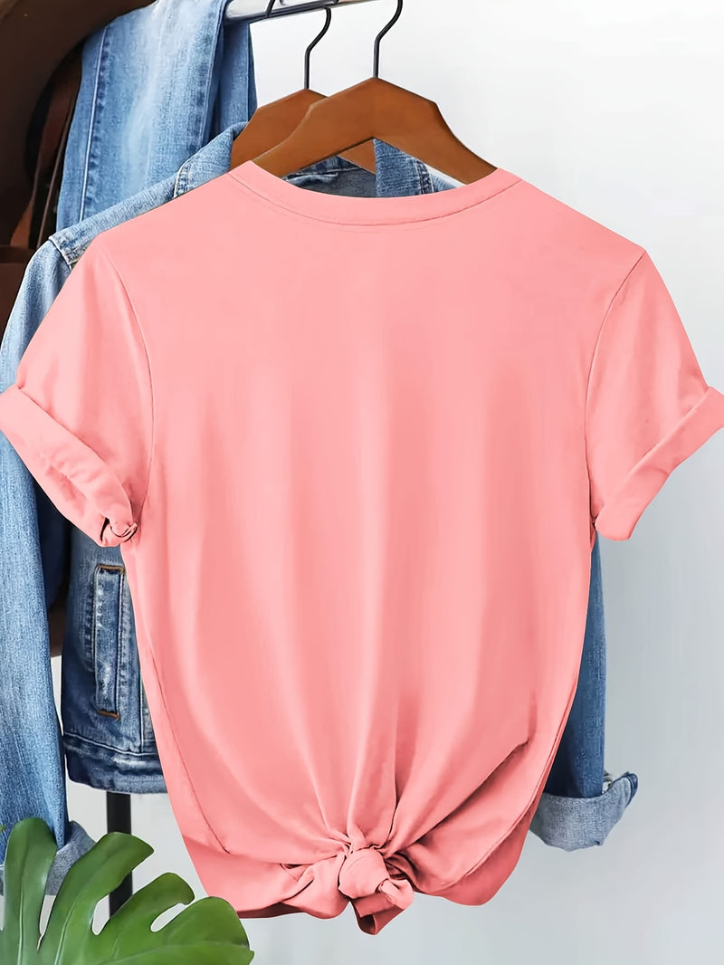Women’s Casual Short Sleeve T-Shirt.
