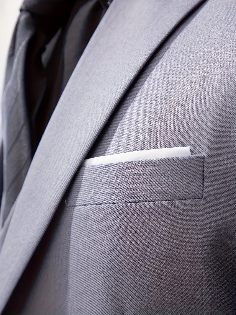 A Men's Three-Piece Suit Consisting of a Blazer.