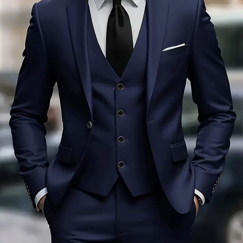 High-End Three-Piece Suit for Men.
