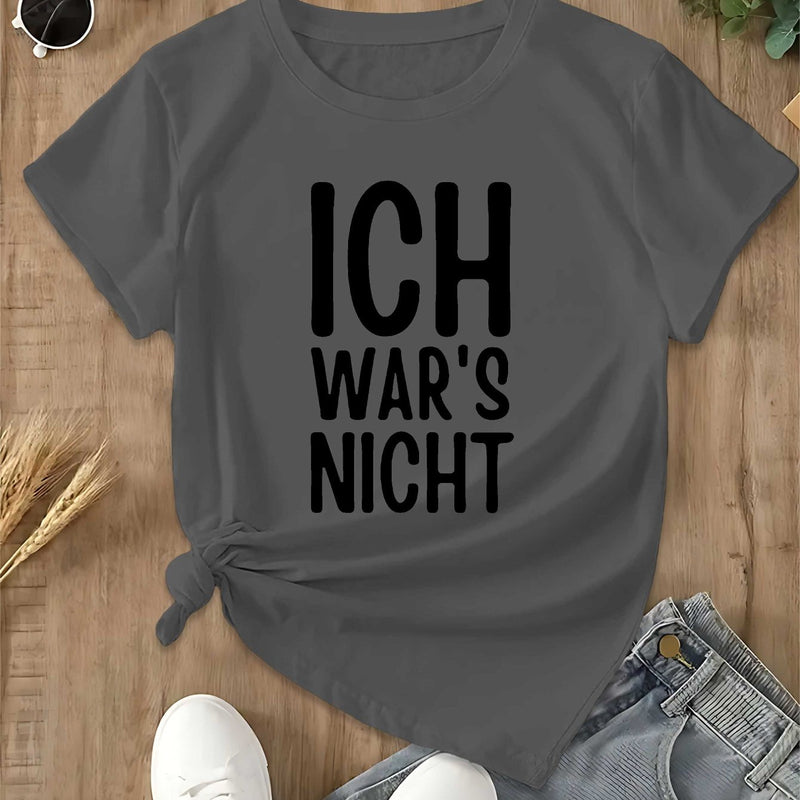 Women’s Fun and Humorous German Fashion T-shirt.