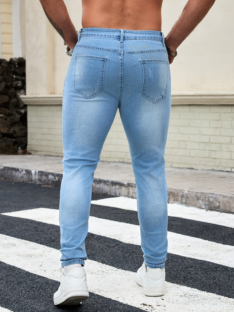 Men's Slim Fit Denim Pants.