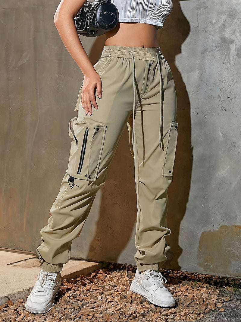 Women's High-Waisted Loose Overalls: Casual, Fashionable, and Comfortable.