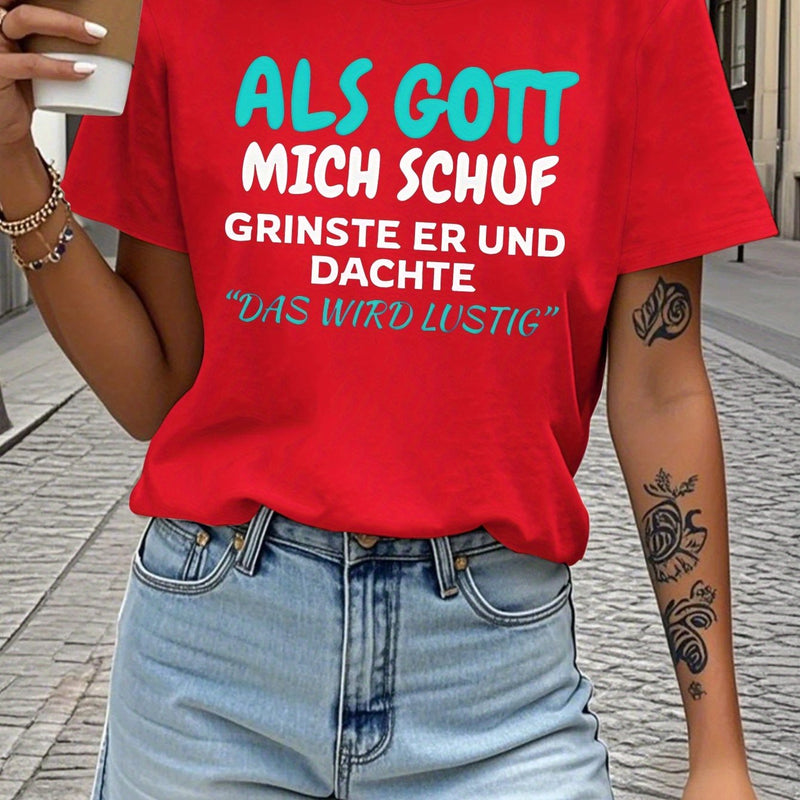 Women's T-Shirt Comfort Fit.