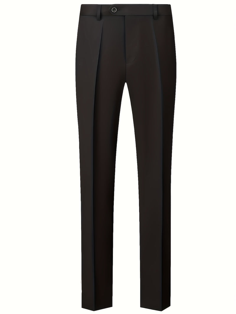 Men'S Premium Two-Piece Suit - Tailored Business Casual Blazer And Trousers.