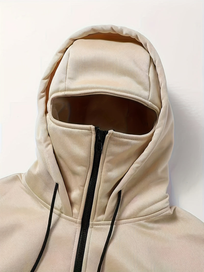 Men's Casual Hooded Sweatshirt & Jogger Set.