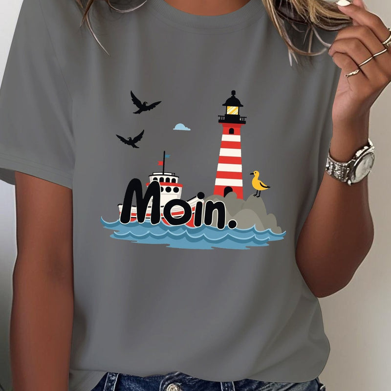 Women’s Casual Short Sleeve T-Shirt.