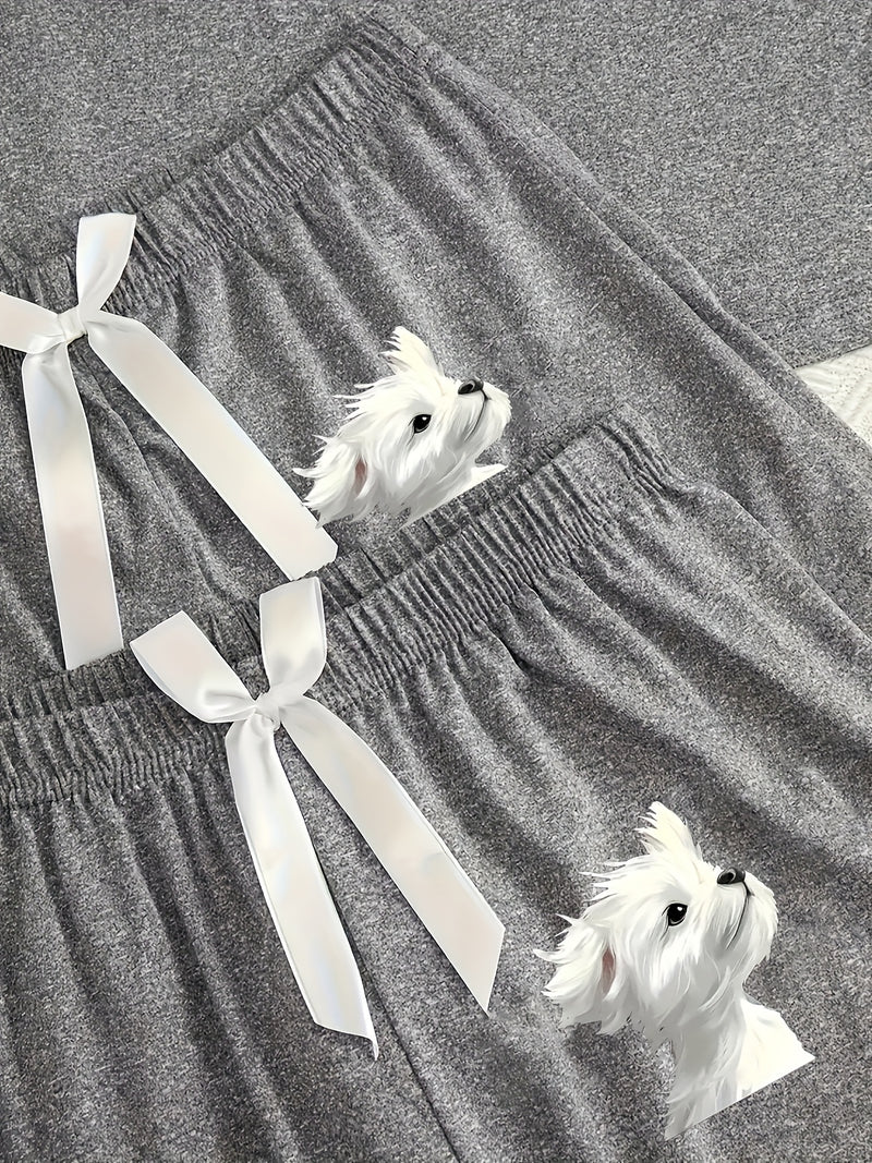 Top+Shorts+Pants 3pcs Set: Women's Summer/Fall Trendy Vacation Wear.