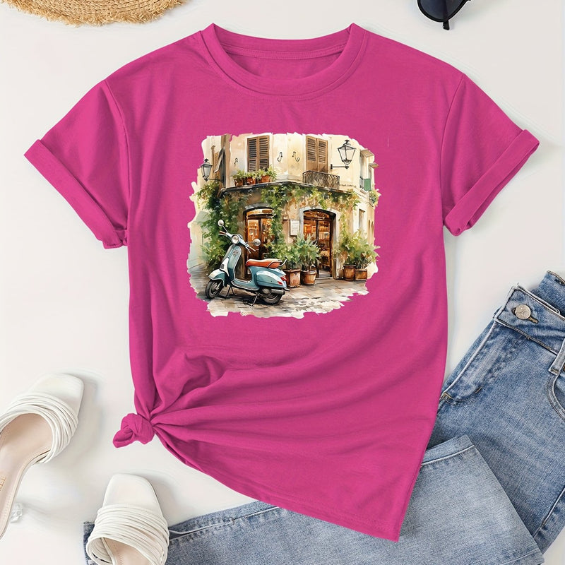 Women’s Casual Short Sleeve T-Shirt.