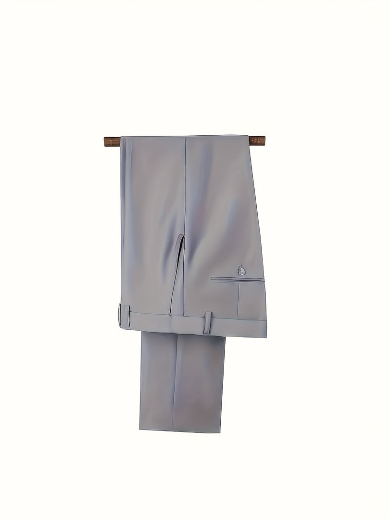 Business Style Men's 3pcs Suit Set with Suit.