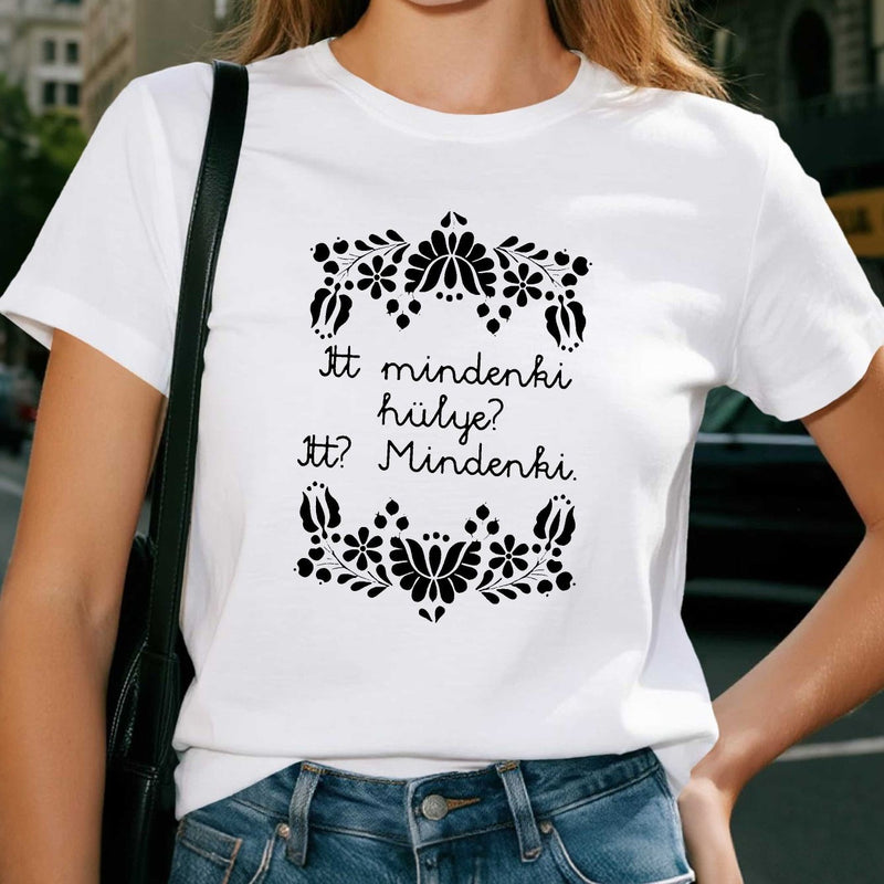 Women's T-Shirt with Short Sleeves.