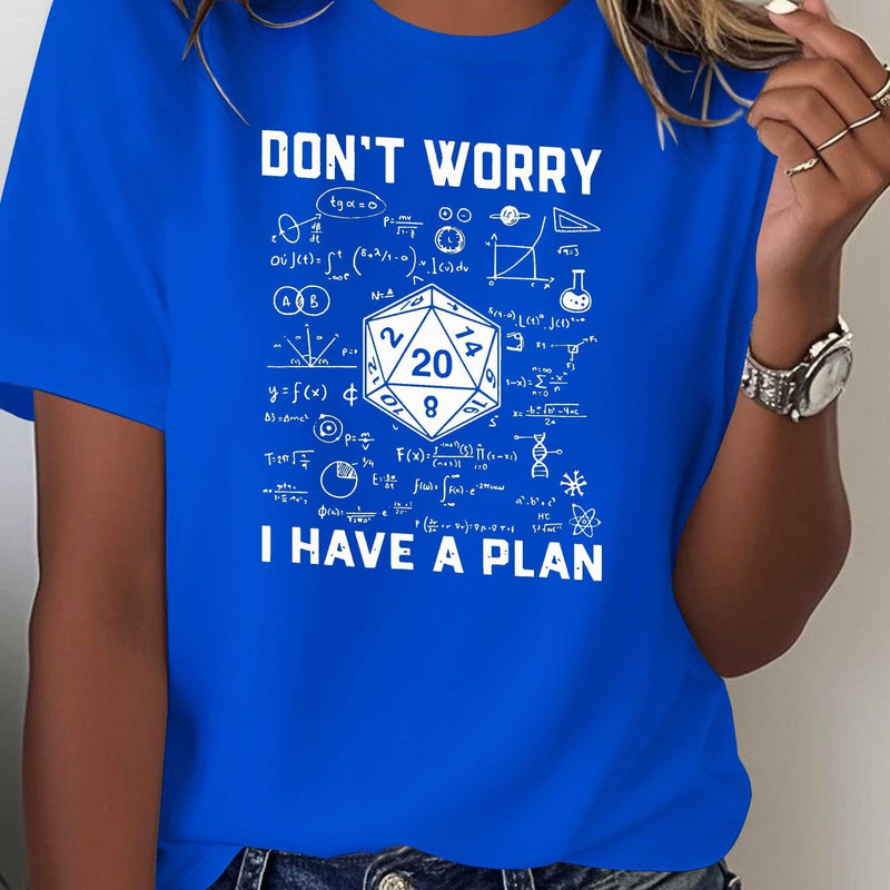 Women's Printed T-shirt Comfortable and Versatile Casual Short Sleeves.