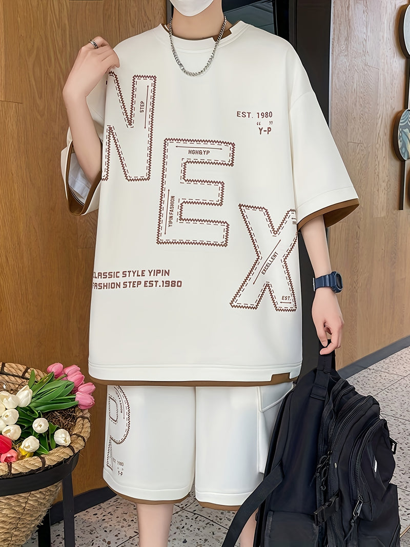 Sportswear Set, Youth Student Casual Two-Piece Outfit.