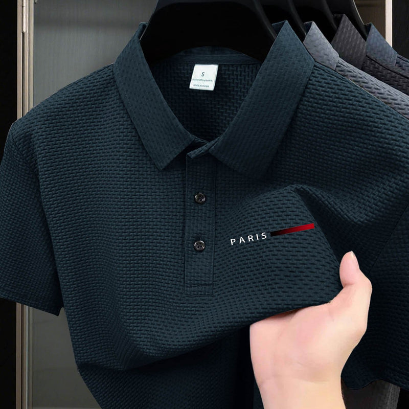 Plus Size Men's Summer Short Sleeve Shirt.