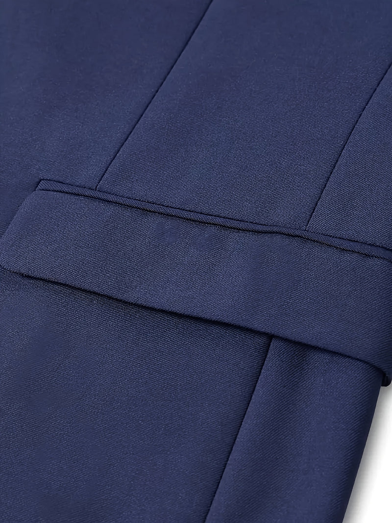 Men'S Suit Set with 2pcs, Including a Blazer And Trousers.