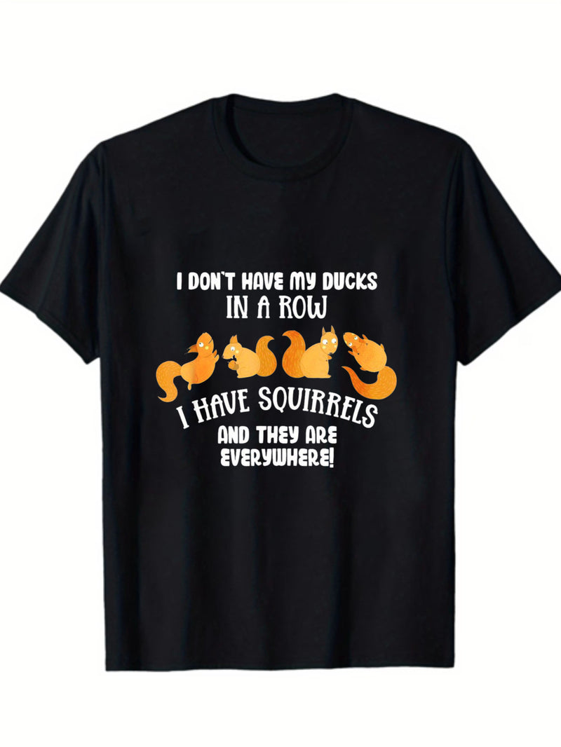 Women’s Funny Squirrel T-shirt.