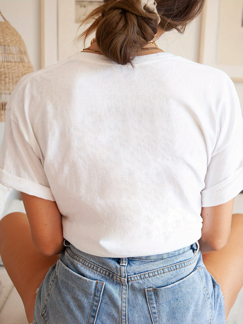 Women's Sushi Graphic Print T-Shirt.