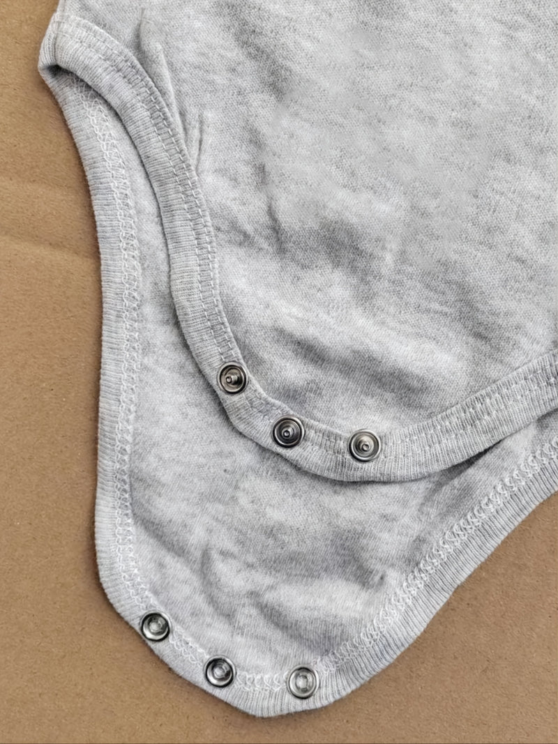 Newborn Baby Romper Short Sleeve Funny Cute Print.