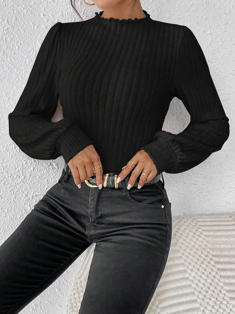 3pcs Women's Slim-Fit Layering Long Sleeve T-Shirts.