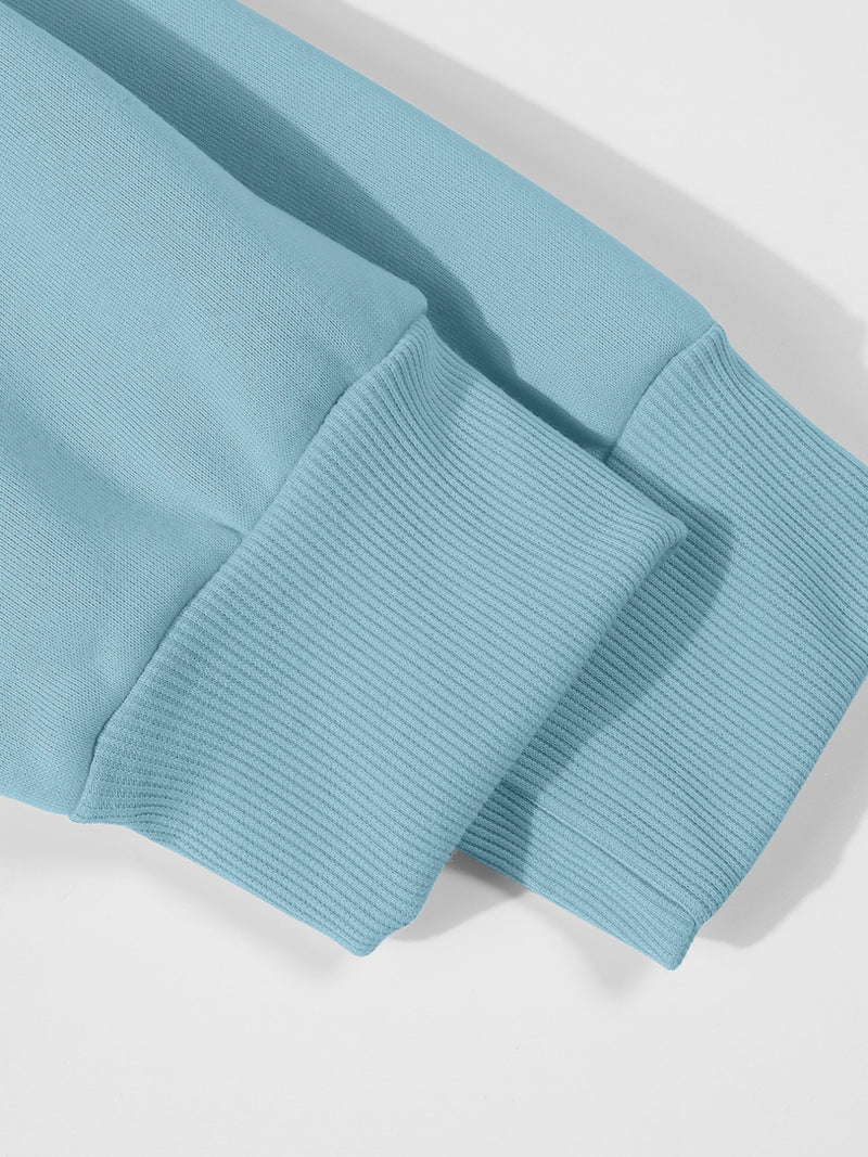 Men's Hooded Printed Sweatshirt.