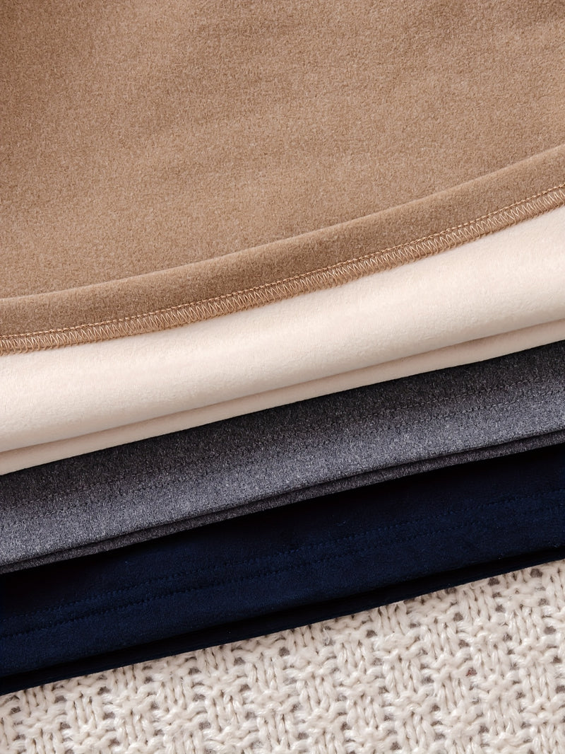 A Set of Three Unisex High-Neck Thermal Tops for Boys And Girls.