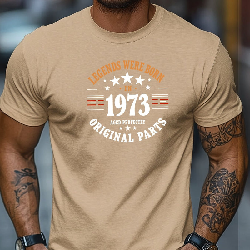 Men's Casual Crew Neck Short T-Shirt.