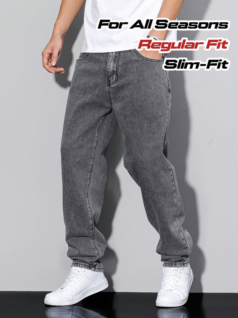 Men's Slim-Fit Stretch Denim Jeans.