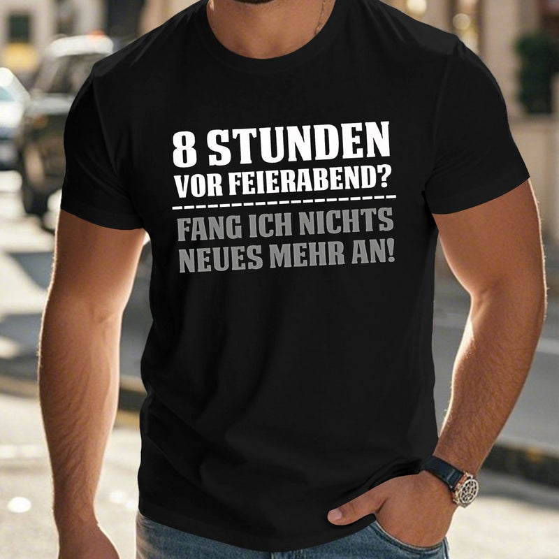 Men’s German Fun Proverbs Crinkle Plus Size T-Shirt.