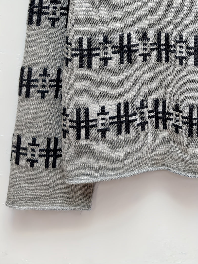 Women’s Fashionable Casual Letter Symbol Color-Blocking Loose Striped.