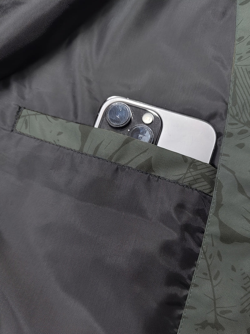 Men'S Fashion Print Casual Sports Jacket with Baseball Collar, Long Sleeve.
