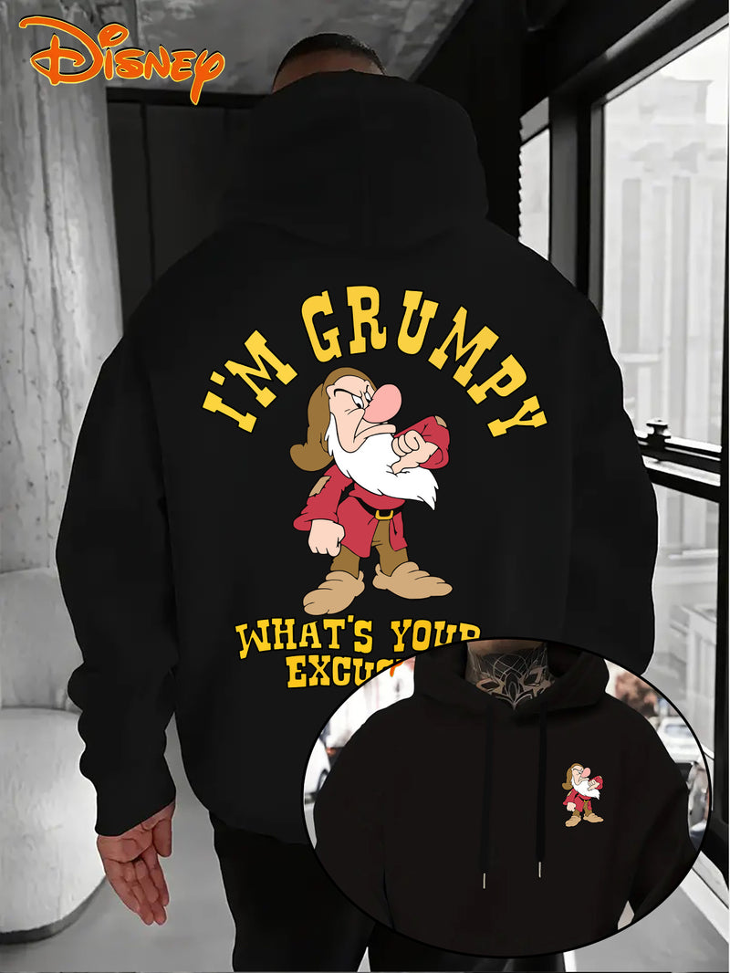 Men's Hoodie - Seven Dwarfs Cartoon Cute Pattern Hoodie.