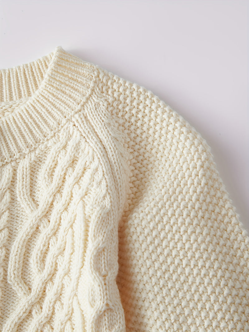 Boys And Girls Toddler Knitted Cardigan Sweater.