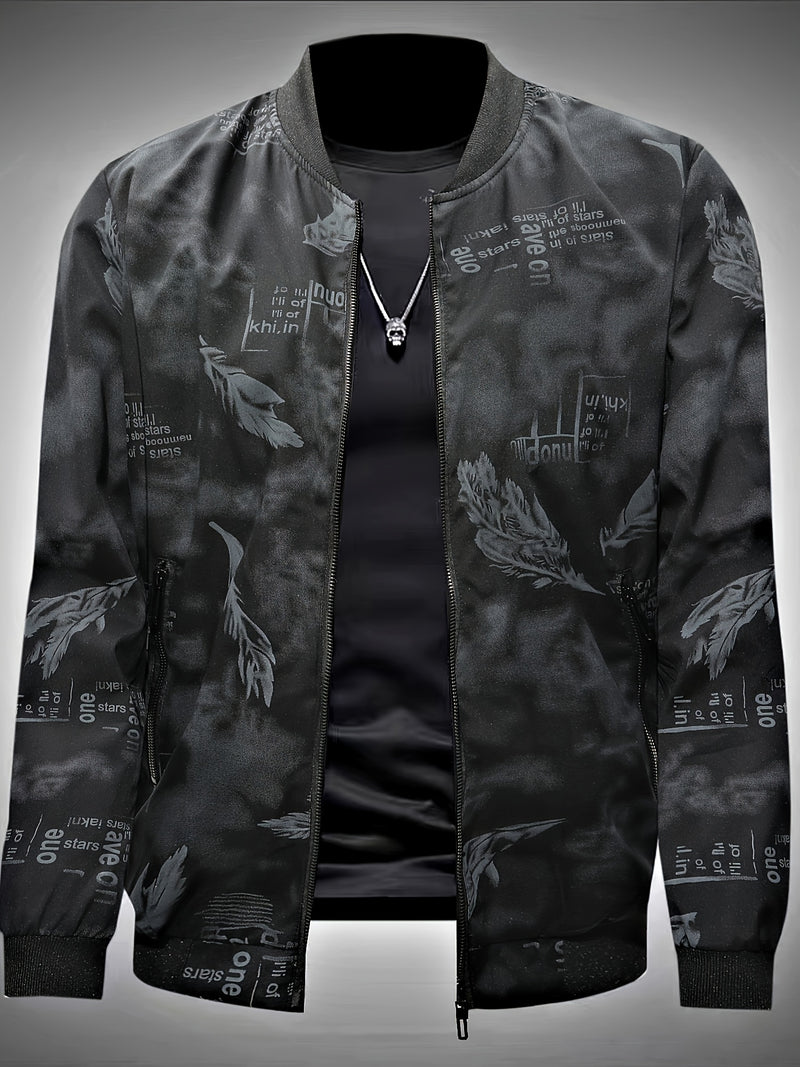 2024 New Spring And Autumn Digital Print Men'S Jacket.