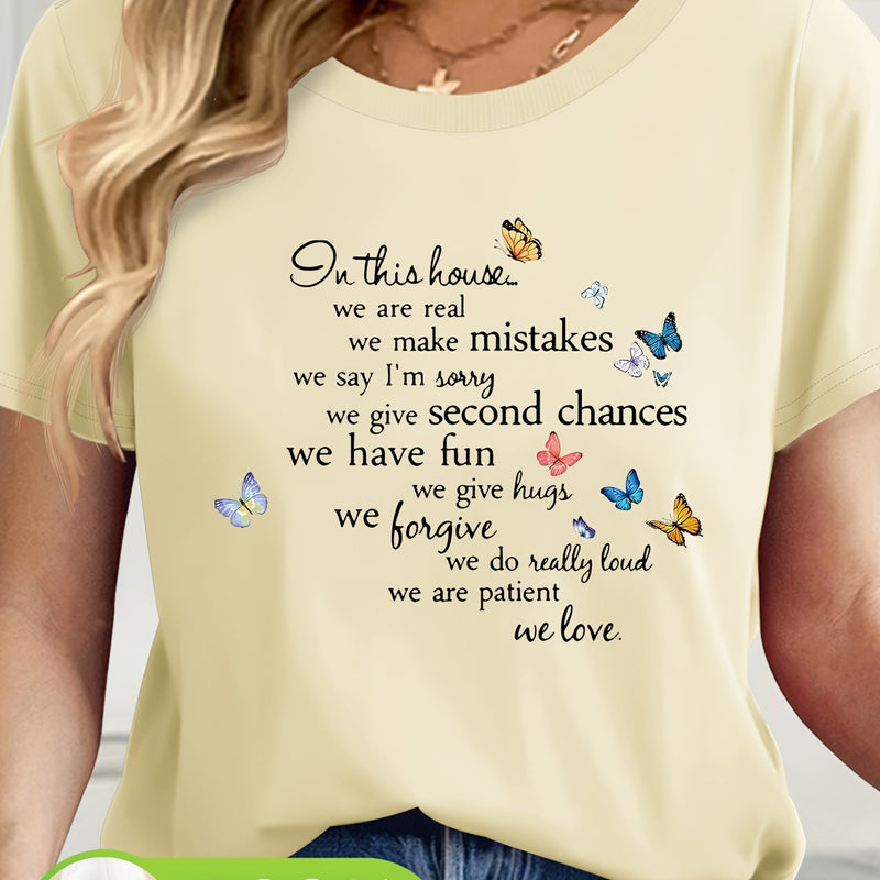 Women’s Casual Short Sleeve T-Shirt.